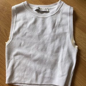 Zara cropped no sleeve, small, small stains under both arm pits
